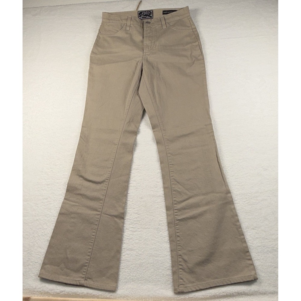 NYDJ Premium Denim Jeans Tan Size 6‎ Flair Leg